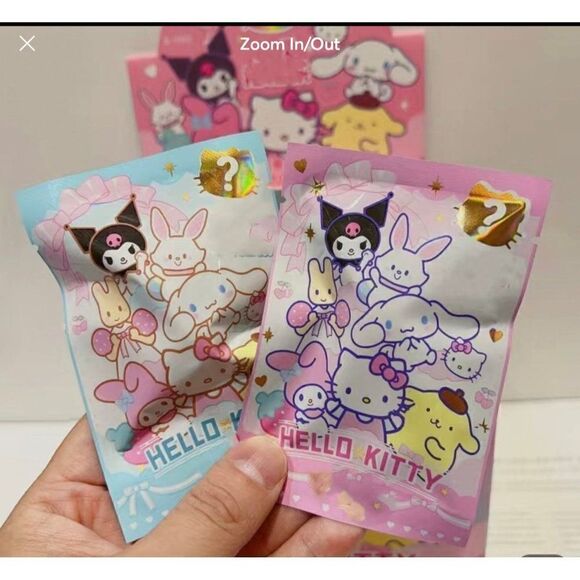 New! Hello Kitty Blind Bag Erasers x3 - Picture 2 of 2